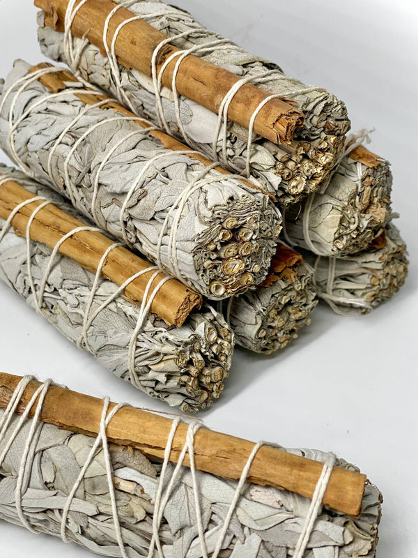 Cinnamon with White Sage Bundle