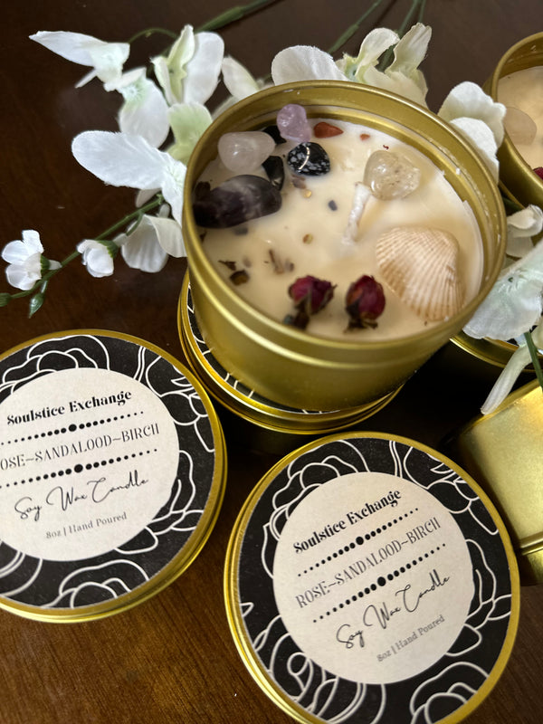 Relaxing Rose Candles