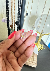 Mini Clear Quartz Necklace