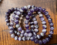 Amethyst & Chevron Amethyst Bracelets