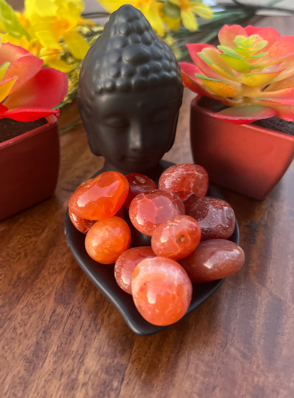 Tumbled Carnelian Stones